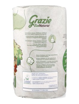 2 Asciugatutto - Rotolo da 100 Strappi - Grazie Natural - 2