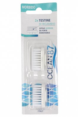 2 Testine di Ricambio per Spazzolino Ocean87 - 1
