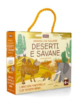 Animali da Salvare - Deserti e Savane — Libro/Gioco - 1