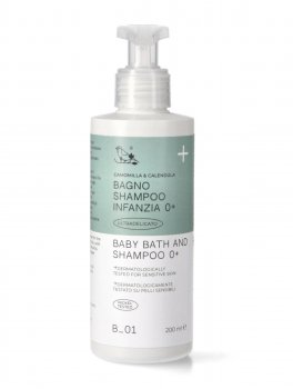 Bagno Shampoo Infanzia 0+ - Camomilla e Calendula - 1