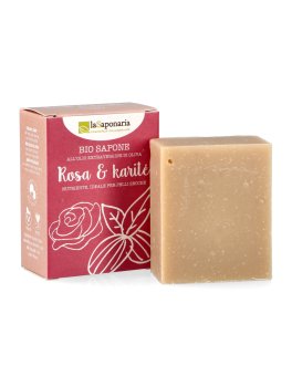 Bio sapone - Rosa e Karitè - 1