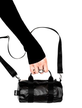Borsa a Tracolla Nera - Metallic - 3
