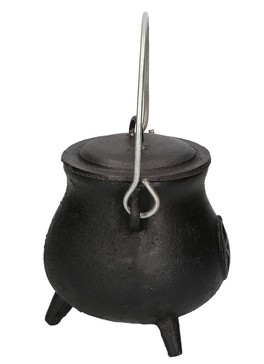 Calderone in Ghisa con Pentagramma - 4