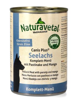 Canis Plus® Menu Completo - Merluzzo con Pastinaca e Mango - 1