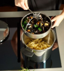 Cestello Perforato e Treppiede per Pentola a Pressione Vitavit® Fissler - 5