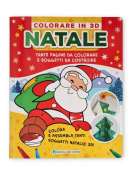 Colorare in 3D - Natale — Libro - 1
