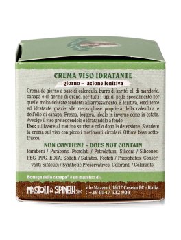 Crema Viso Idratante all'Olio di Canapa e Calendula - 3