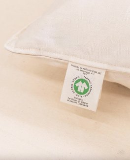 Cuscino in Cotone Bio e Fiocchi di Lana Bio - 4