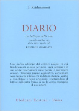 Diario. La Bellezza della Vita — Libro - 1