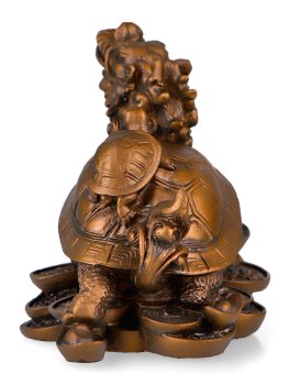 Statuetta Tartaruga con testa di Drago - 3