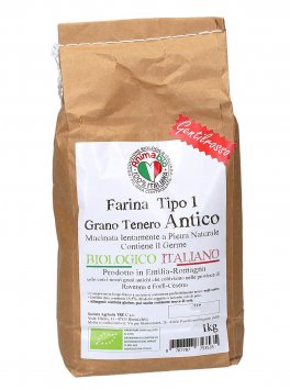 Farina Grano Tenero Antico Tipo 1 - Gentil Rosso - 1