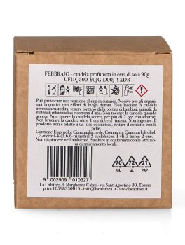 Febbraio - Candela Profumata in Cera di Soia - 4
