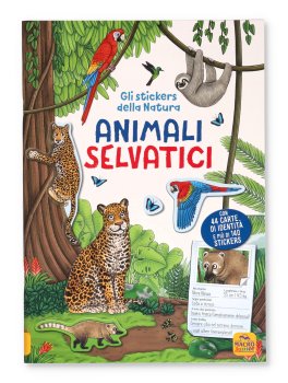 Gli Stickers della Natura - Animali Selvatici — Libro - 1