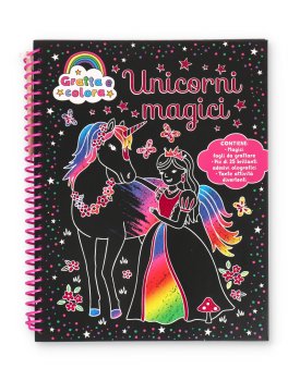 Gratta e Colora - Unicorni Magici — Libro - 1
