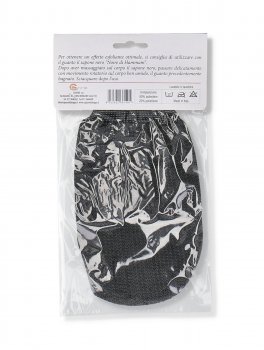 Guanto Esfoliante in Poliestere Noire di Hammam - Nero - 3