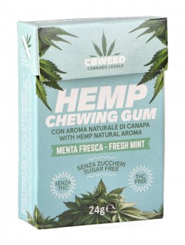 Hemp Chewing Gum - Gomma da Masticare alla Canapa e Menta - 1