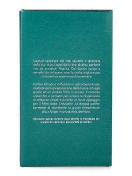 Infusiera in Vetro Borosilicato con Filtro in Acciaio - Herbal Infuser - 4