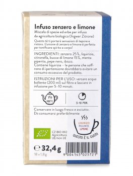 Infuso Zenzero e Limone in Bustine - 2