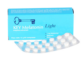 Key Melatonin Light - Integratore di Melatonina, Magnesio, Zinco in Compresse - 1