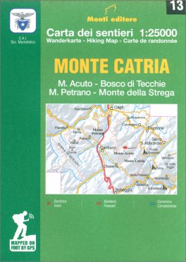 Monte Catria - Carta dei Sentieri n. 13 — Libro - 1
