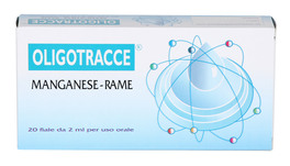Oligotracce - Manganese, Rame - 20 Fiale da 2 ml - 1