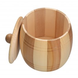 Porta Farina in Legno -  1 kg - 3