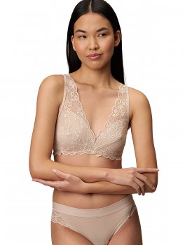 Reggiseno Bralette in Pizzo - Conchiglia - 1