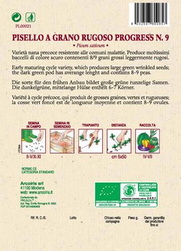 Semi di Pisello Progress - 2