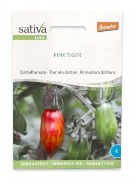 Semi di Pomodoro Dattero Bio - Pink Tiger - 1