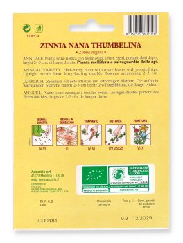 Semi di Zinnia Nana per le Api - 2