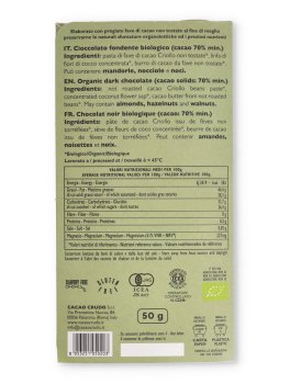 Tavoletta di Cioccolato Fondente Bio - 2