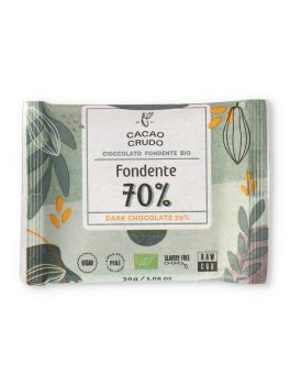 Tavoletta Quadrata di Cioccolato Fondente del Perù Bio - 1