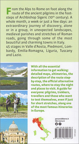 The Via Francigena - Versione in Inglese — Libro - 2