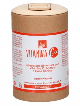 Vitamina C - Integratore a base di Vitamina C, Acerola e Rosa Canina - 1