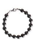 Braccialetto Loredana in Shungite con Gancetto