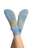 Calze Yoga Antiscivolo Adhara - Azzurro Ghiaccio