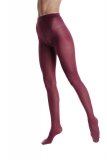 Collant in Fibra di Ricino 50 Denari - Colore Marsala