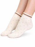 Fantasmino Donna in Cotone Bio "Fantasia a Pois con Lurex" - Greggio