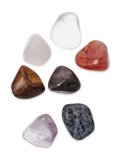 Set 7 Pietre Chakra Burattate per Energizzare l'Acqua