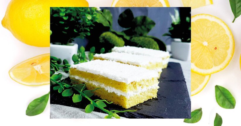 Fette al limone e cocco veg