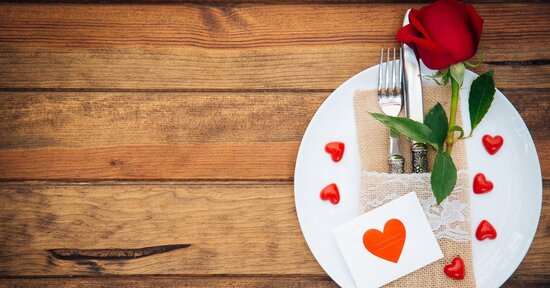 Menu per una cena romantica a S. Valentino