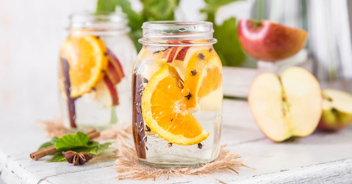 Acqua aromatizzata della settimana: Acqua aromatizzata all&rsquo;arancia e cannella