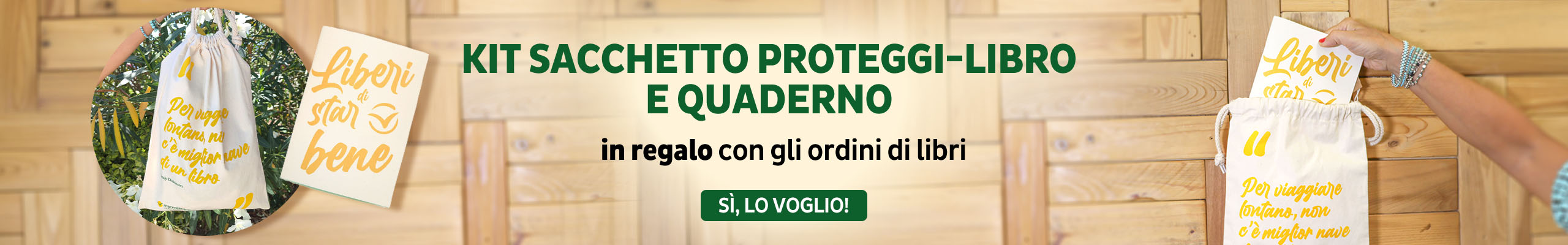 Omaggio sacco libro