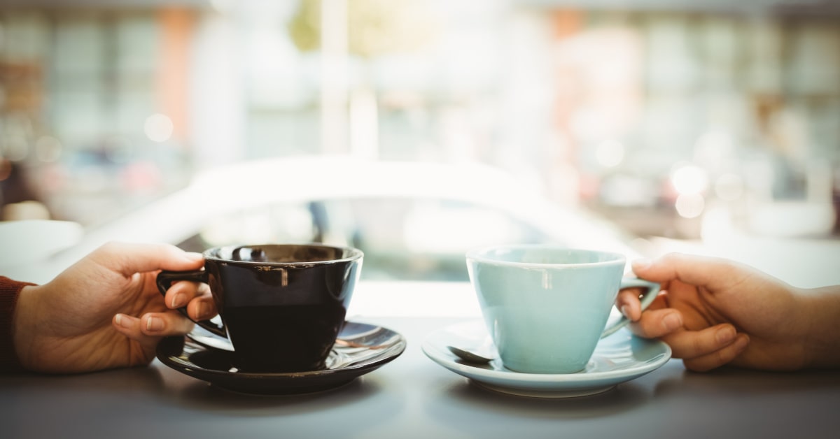 Due tazzine di caff&egrave;