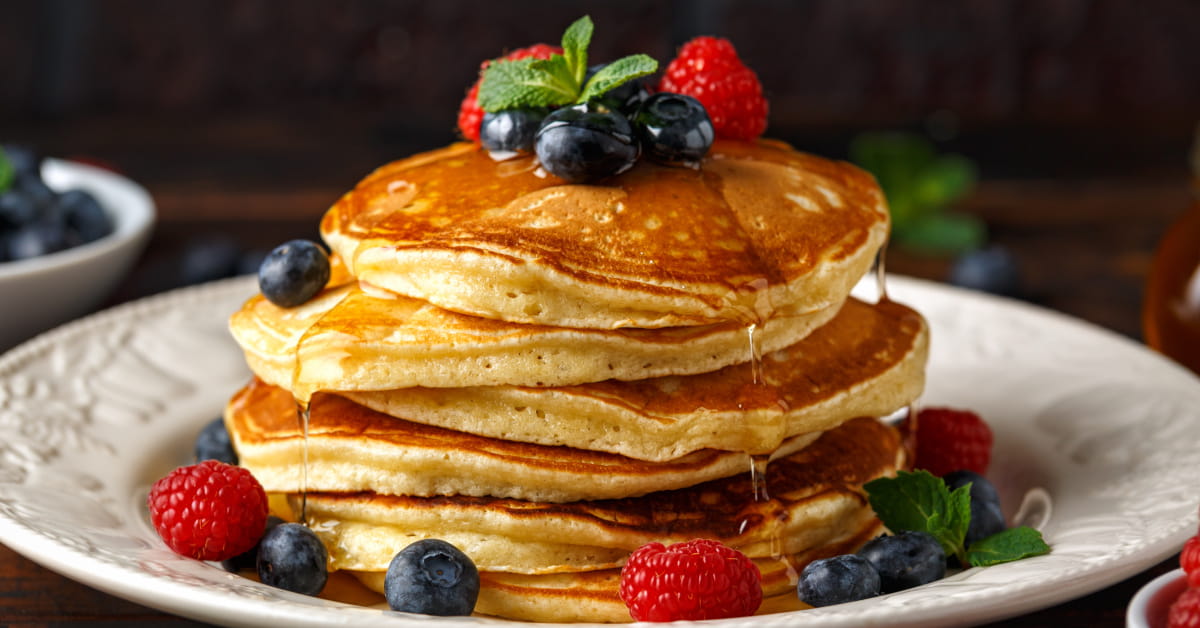 Pancake con farina di konjak